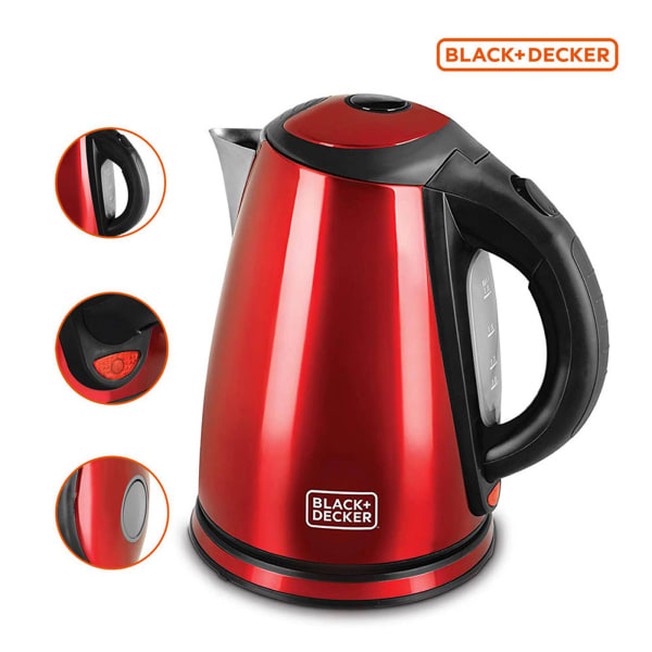 Buy/Send BLACK+DECKER BXKE1801IN 1.8 LITRE STAINLESS STEEL ELECTRIC