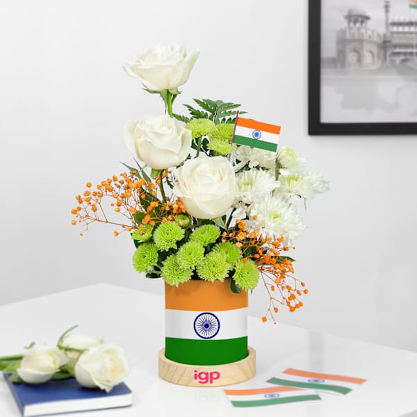 Blooms Of Freedom Independence Day Arrangement