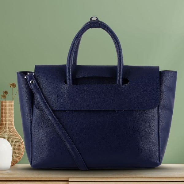 Blue Hue Satchel Bag