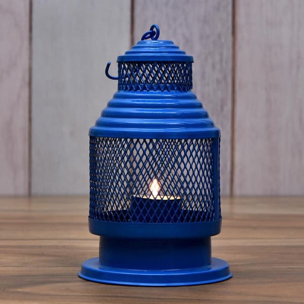 Blue T Light Holder Gift/Send Home and Living Gifts Online L11075122