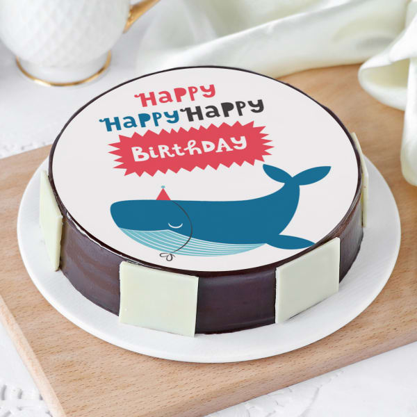 Blue Whale Birthday Cake (1 Kg)