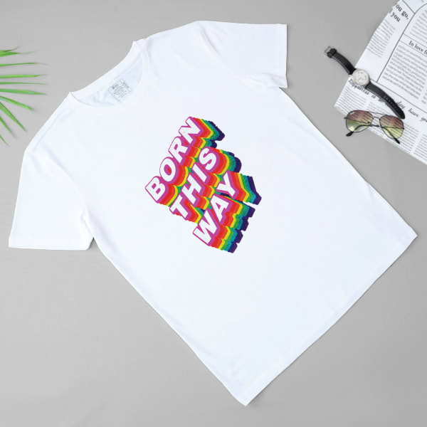 Born This Way Pride Personalized Tee