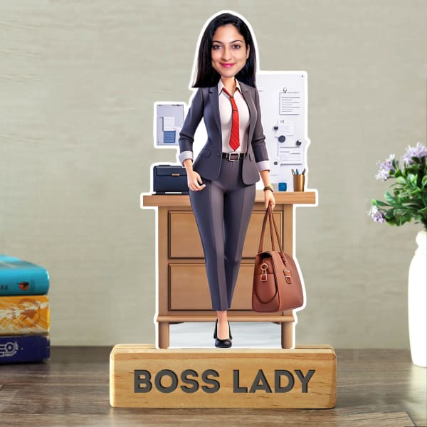 Boss Lady Personalized Caricature