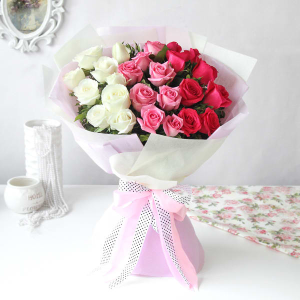 Order Bouquet of Ombre Roses Online at Best Price, Free Delivery|IGP ...