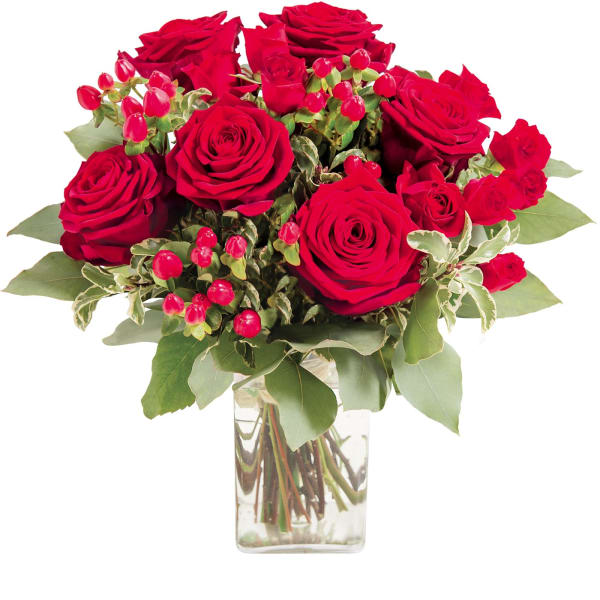 Bouquet of red roses Evita