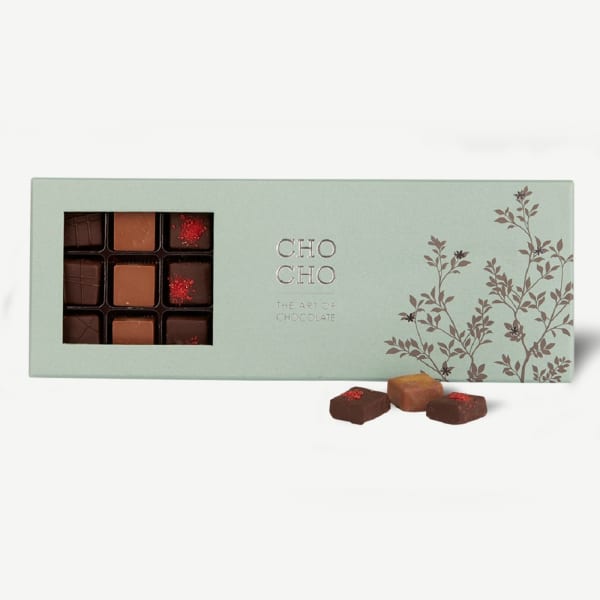 Box with min. 280 gr. 27 pieces CHO CHO