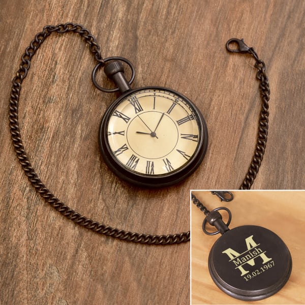 personalized pocket watch