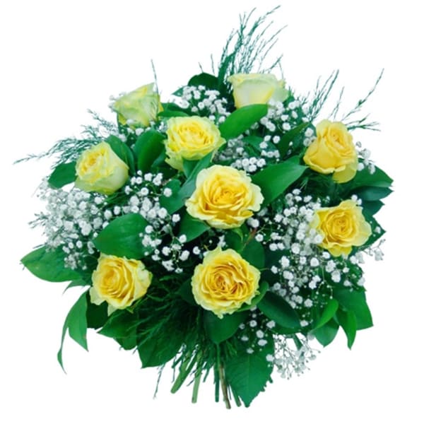 Bukiet Å¼Ã³Å‚tych rÃ³Å¼ Yellow roses bouquet