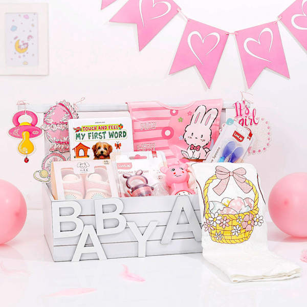 Bundle Of Joy Newborn Baby Girl Gift Hamper