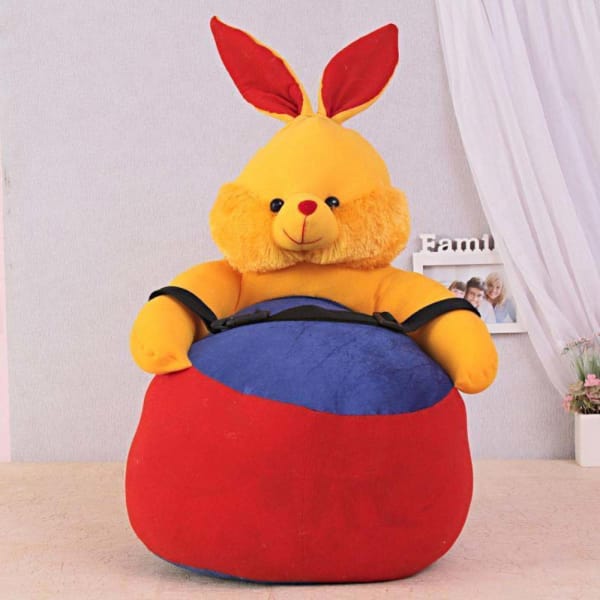 stuffed bunny chair
