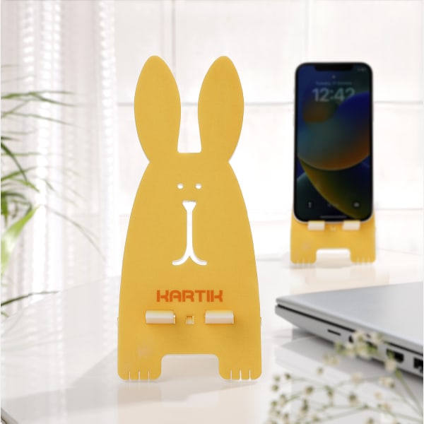 Bunny Shaped Personalized Mobile Stand