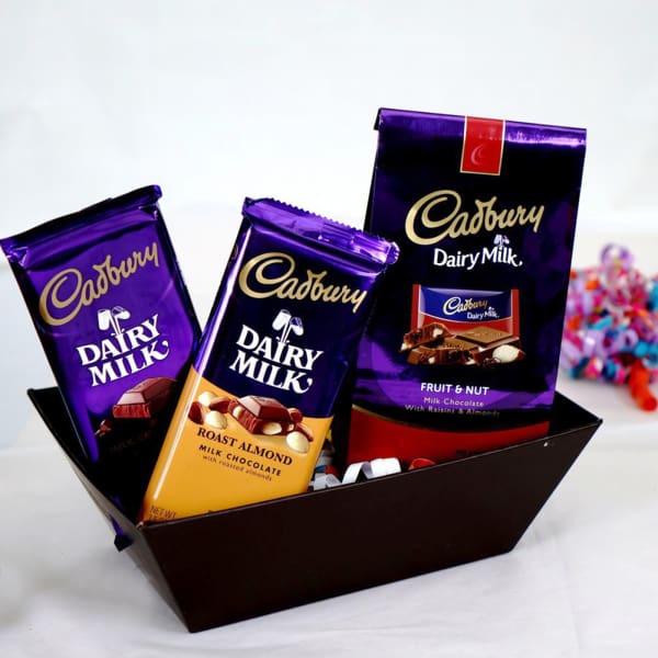 Cadbury Dairy Milk Chocolate Hamper Gift/Send Gourmet Gifts Online
