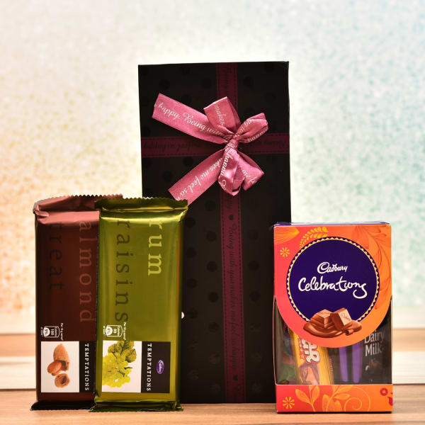 Cadbury Temptation Chocolates And Celebration Gift Pack In Gift Box ...