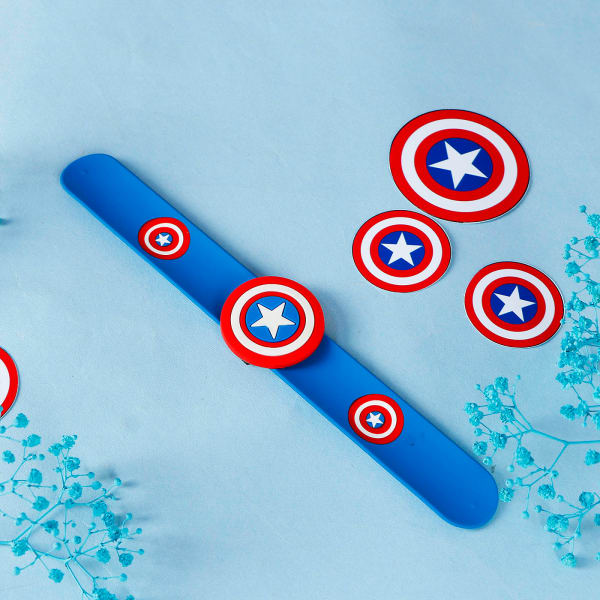 Captain America Shield Rakhi for Kids