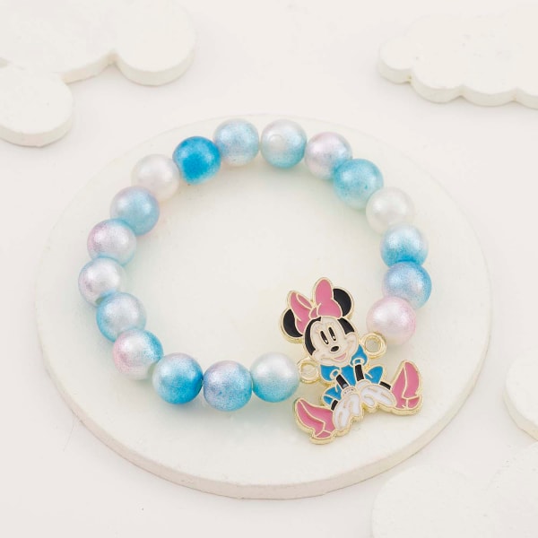 Captivating Minnie Mouse Bracelet Rakhi For Kids