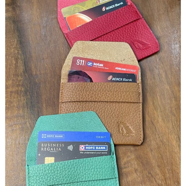Buy/Send Card Holder Leather Wyld Single Piece Online IGP JVS1232466