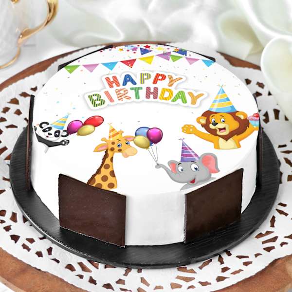 Cartoon Birthday Cake