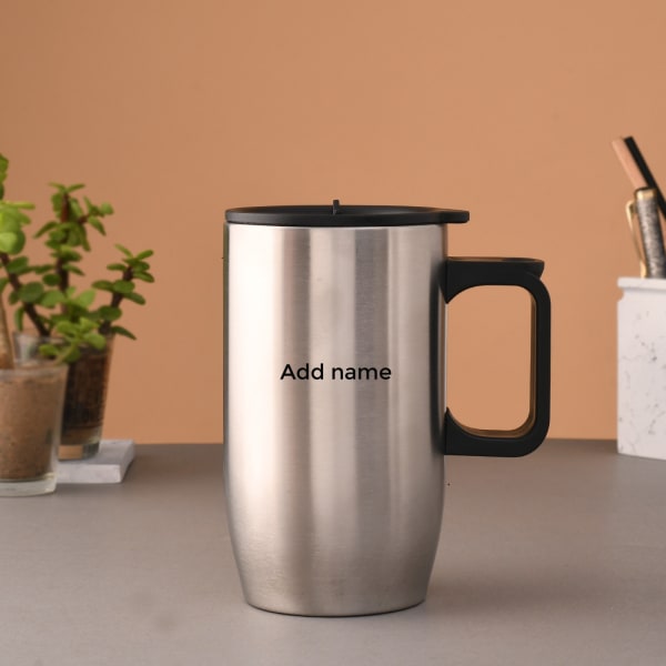 Casa Steel Mug - Customized with Name