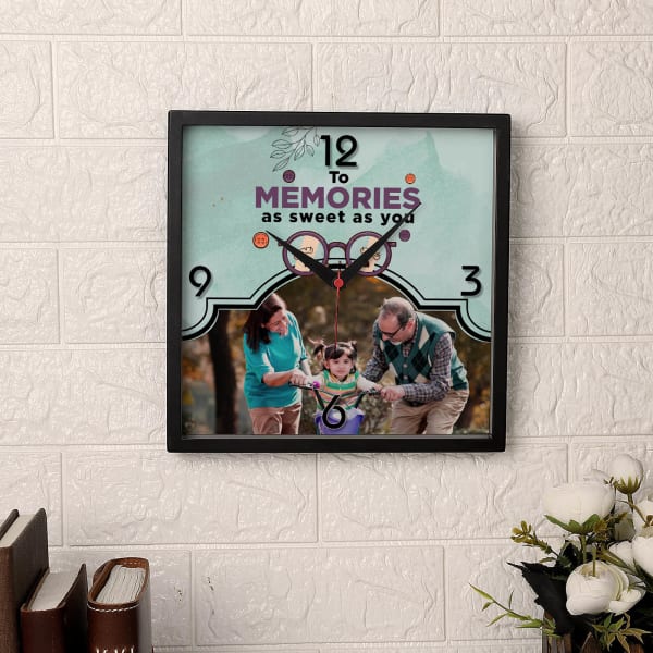 Celebration Time Personalized Wall Clock