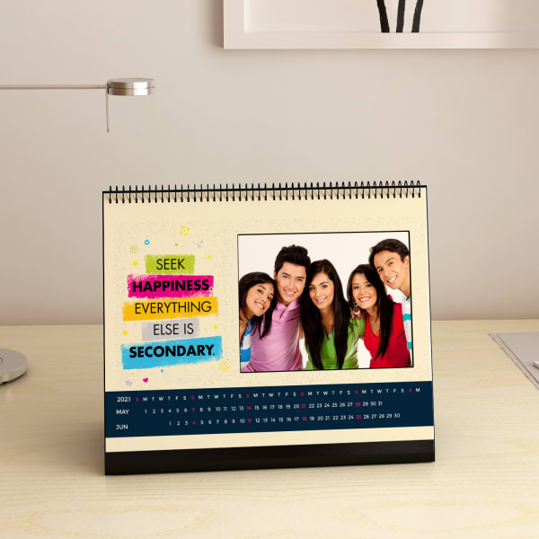 Change Your World Personalized Desk Calendar Gift/Send Home and Living