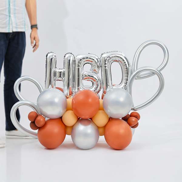 Charming Birthday Balloon Arrangement