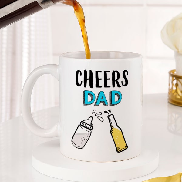 Cheers Dad Personalized Mug