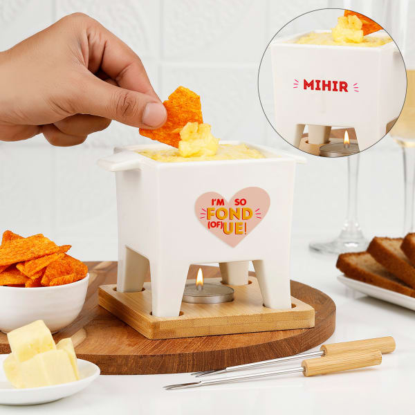 Cheesilicious Delight Personalized Fondue Set