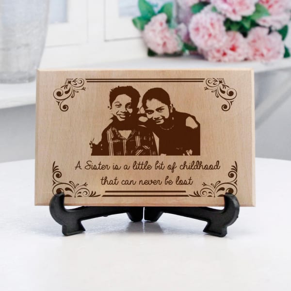 Childhood Relived Personalized Wooden Photo Frame