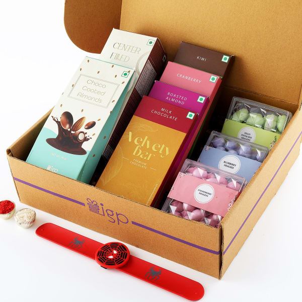 Chocolate Is Happiness Rakhi Hamper