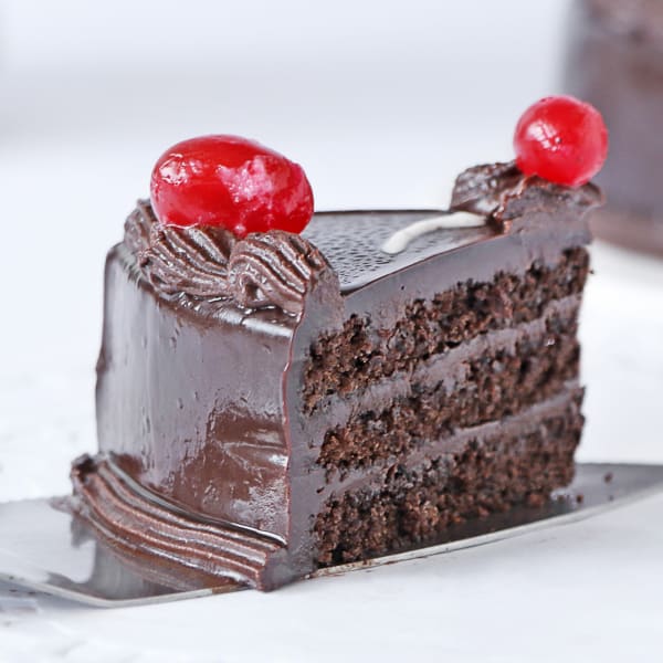 Order Chocolate Truffle Cake with Cherry Toppings Half Kg ...