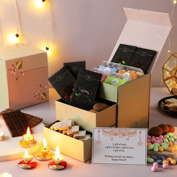 Chocolates And Dragees Diwali Hamper