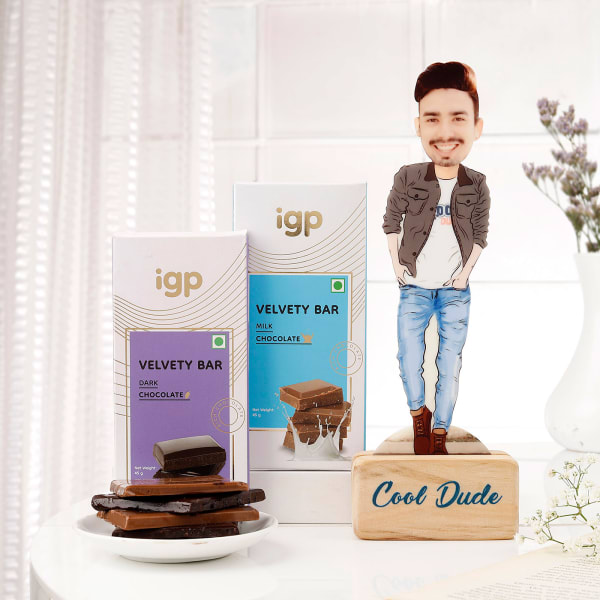 Chocolates With Personalized Caricature