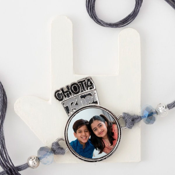 Chota Bhai Personalized Metal Rakhi