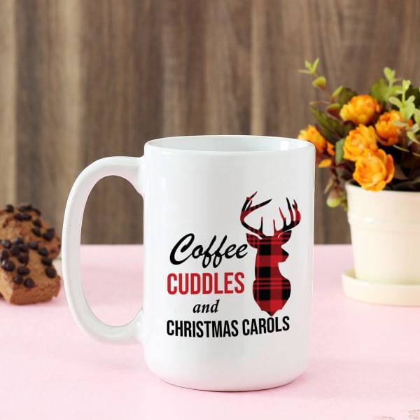 Christmas Cuddles Personalized Large Mug
