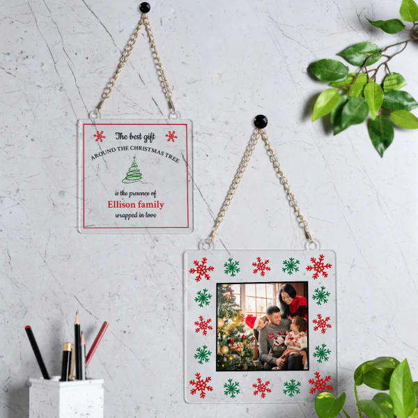 Christmas Family Personalized Photo Frames (Set of 2)