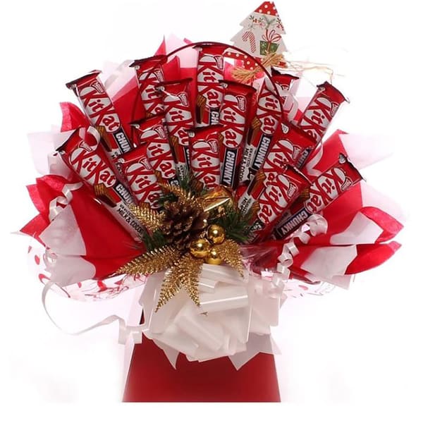 Christmas KitKat bouquet