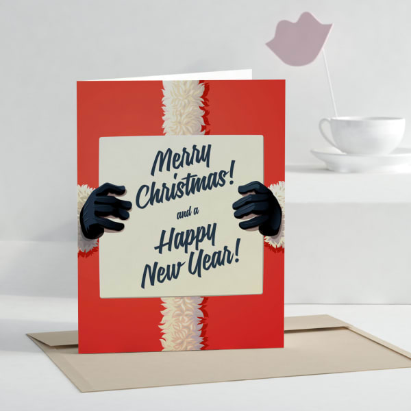Christmas & New Year Personalized Greeting Card