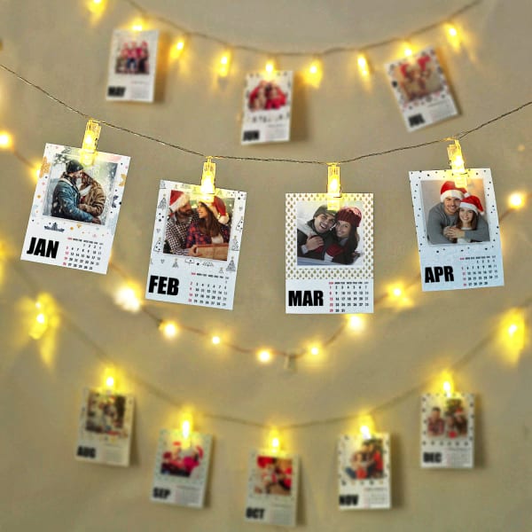 Christmas Personalized Photo LED Calendar