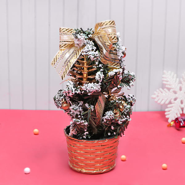 Christmas Tree with Plum Cake & Scented Candle in 