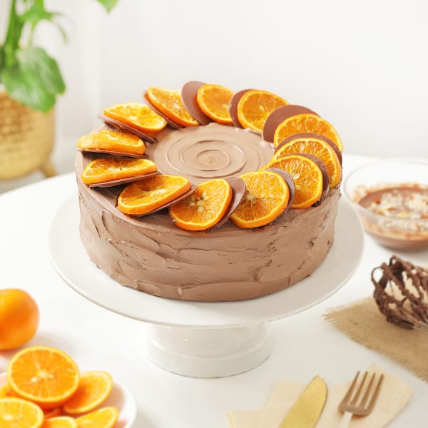 Citrus Chocolate Bliss Cake (Half kg)