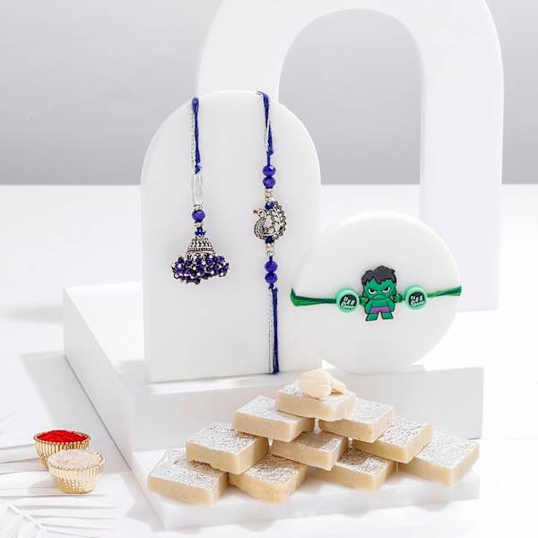 Classic Family Rakhis Gift Combo