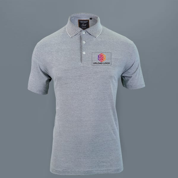 Classic Golf Polo T-shirt for Men (Grey)