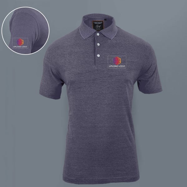 Classic Golf Polo T-shirt for Men (Navy Blue)