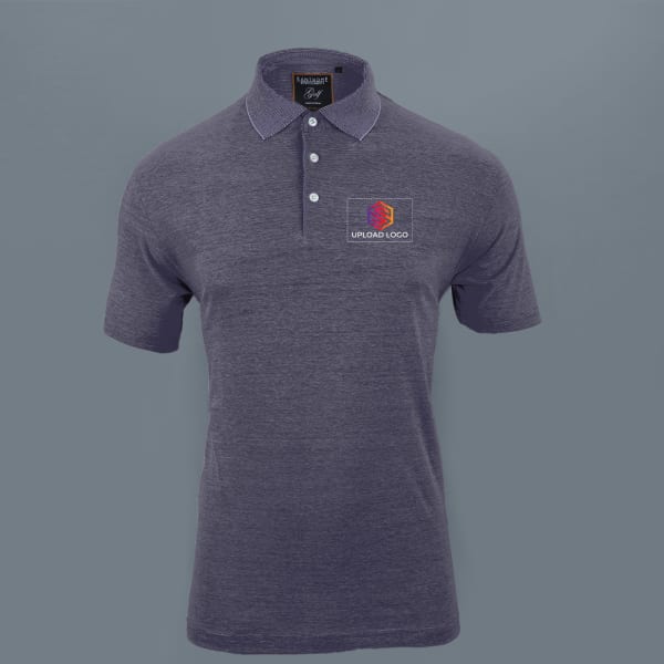 Classic Golf Polo T-shirt for Men (Navy Blue)