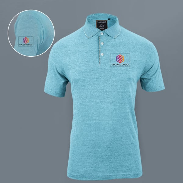 Classic Golf Polo T-shirt for Men (Sky Blue)