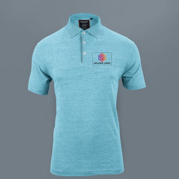 Classic Golf Polo T-shirt for Men (Sky Blue)