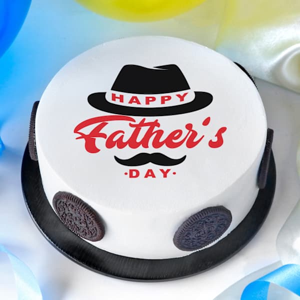 Classic Happy Father's Day Poster Cake