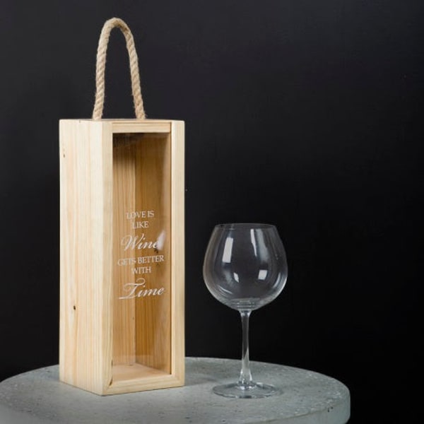 Buy/Send Classy Wine Bottle Case Online IGP JVS1217283