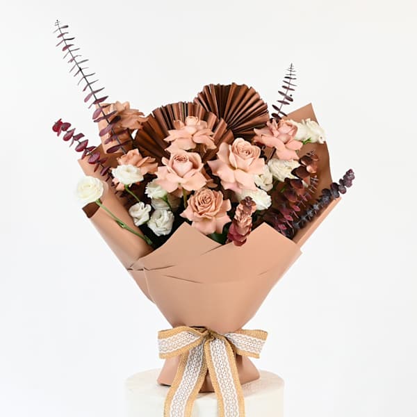 Coffee Hues Elegant Bouquet