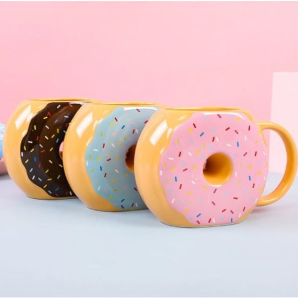 Coffee Mug - Donut - Ceramic - Single Piece